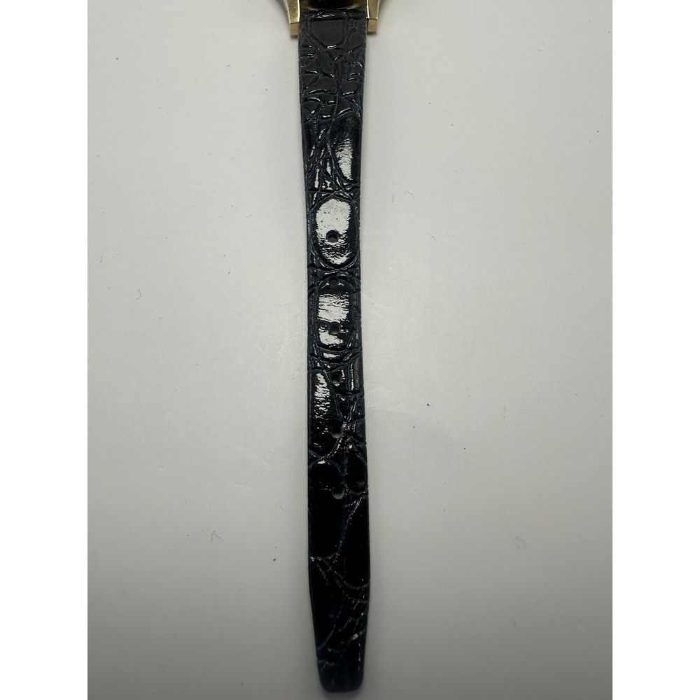 NFB Braille‎ Ladies Watch New Battery Swiss Made 25MM 7" Leather Band C27 - Picture 6 of 13